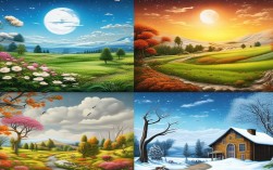 如何用英语口语生动描述四季变化？