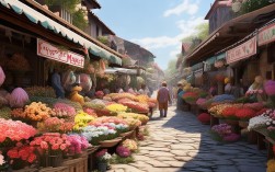 花市的英文作文该如何写？