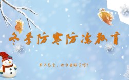 学校雪后安全教育