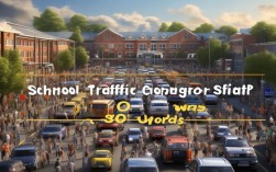 学校交通拥堵作文，学校交通拥堵作文350个字数