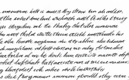 2025年雅思口语handwriting范例最新考题是什么？