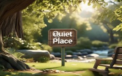 a quiet place口语怎么用？