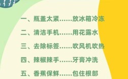 生活小常识图片大全集有哪些实用技巧？