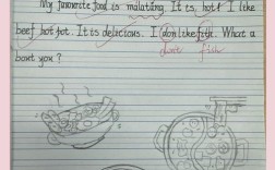 小学英语配图作文