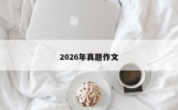 2026年真题作文