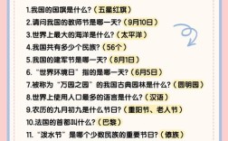 青少年百科常识