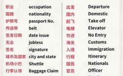 机场常用英语口语视频