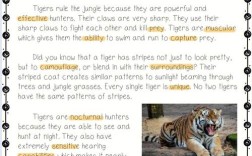 东北虎英语作文