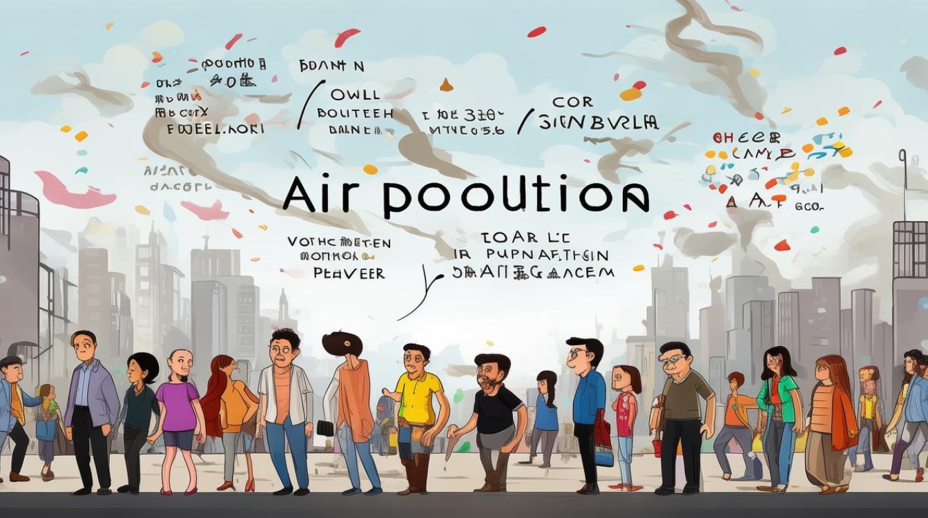 口语 air pollution，口语英语
