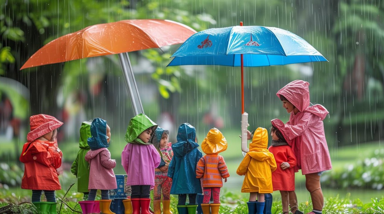 幼儿安全教育下雨