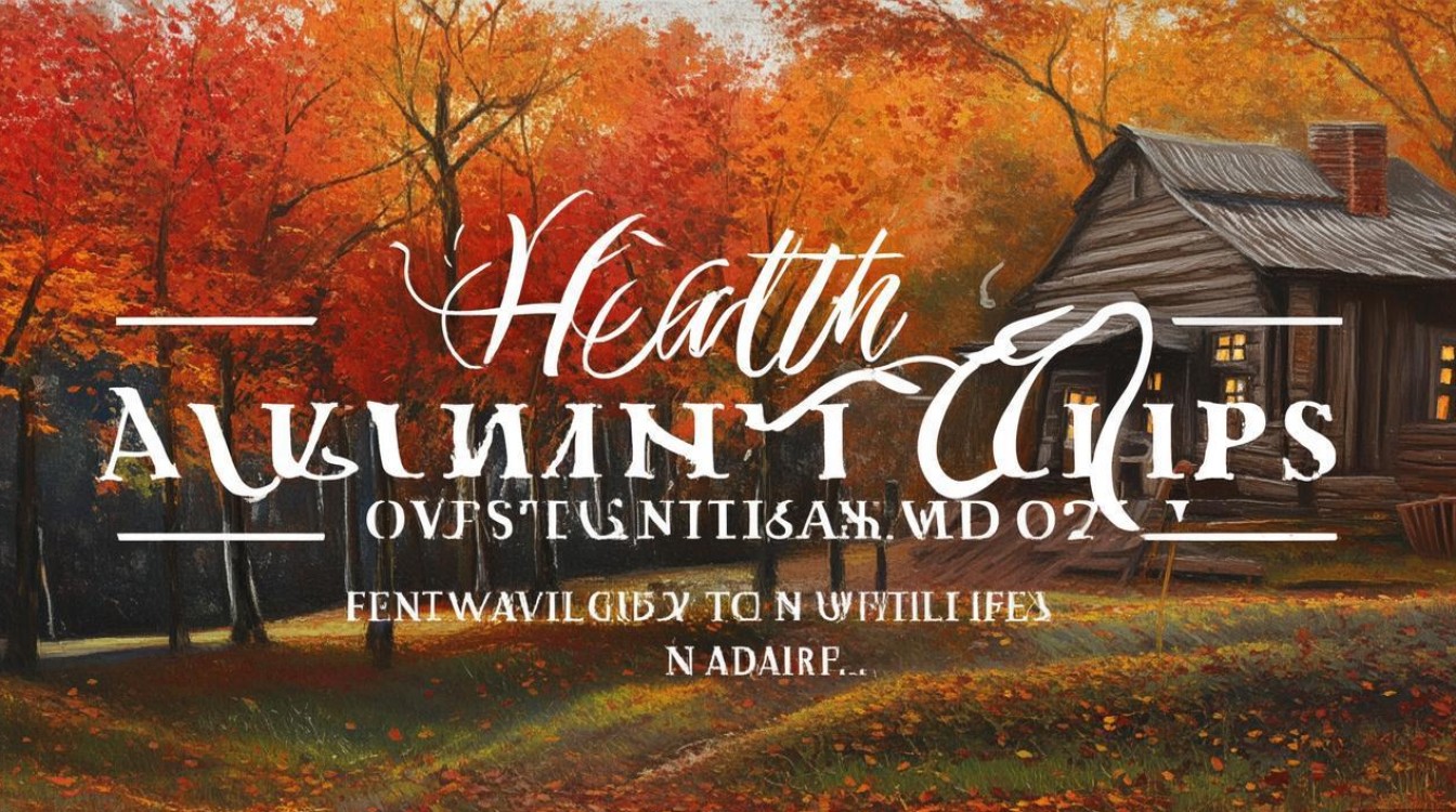 秋天保健小常识画一画