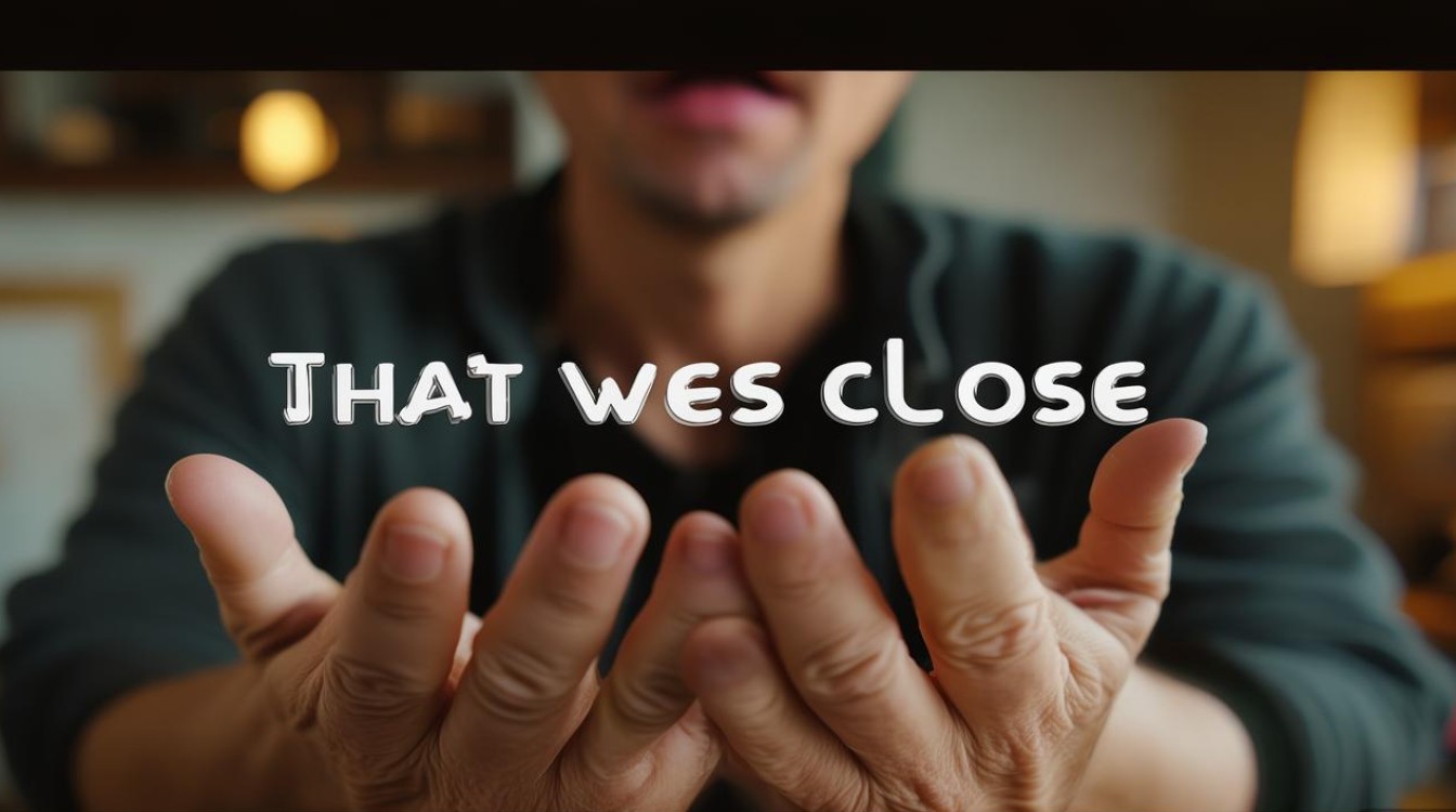 that was close口语 that was close口语