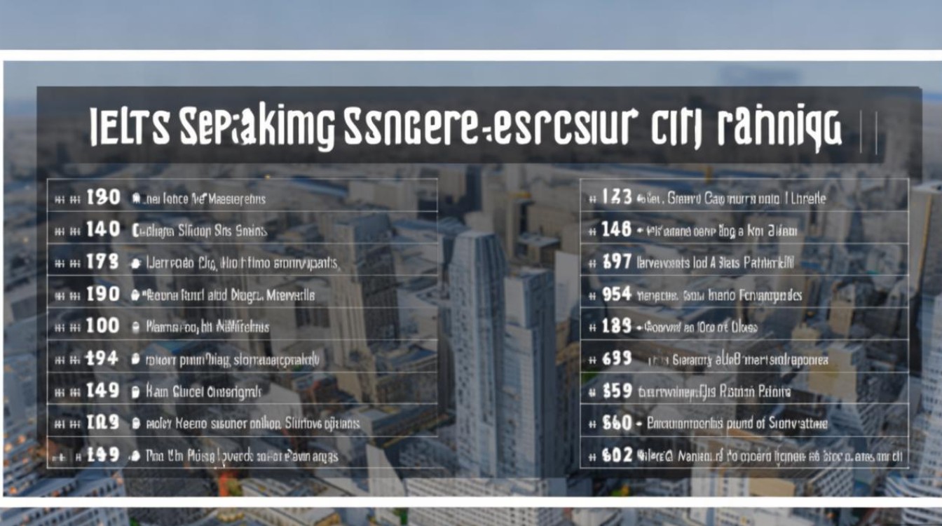 雅思口语压分城市排行,雅思口语压分城市排行榜单 了解一下? 雅思口语压分城市排行,雅思口语压分城市排行榜单 了解一下?