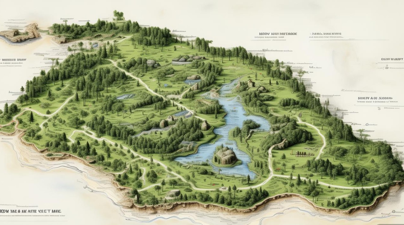 雅思小作文地图小岛，雅思小作文地图怎么写