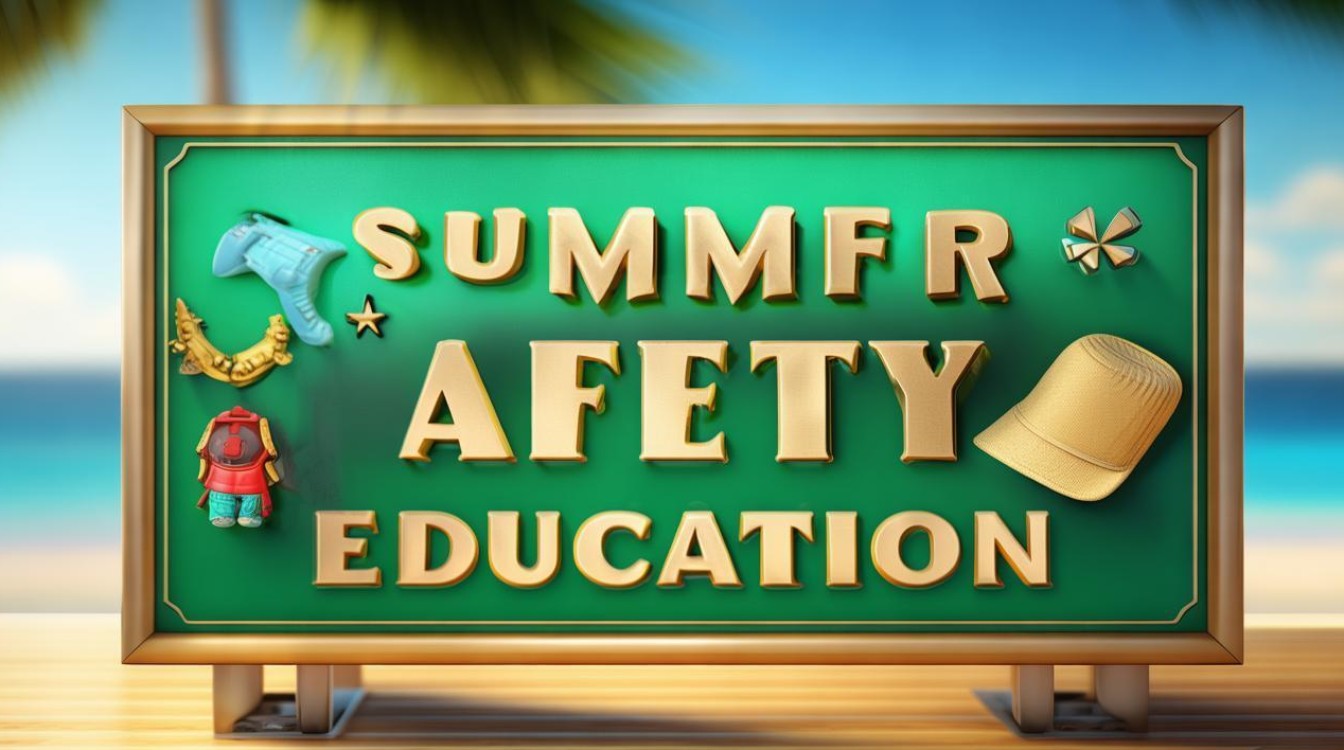 暑期安全教育牌