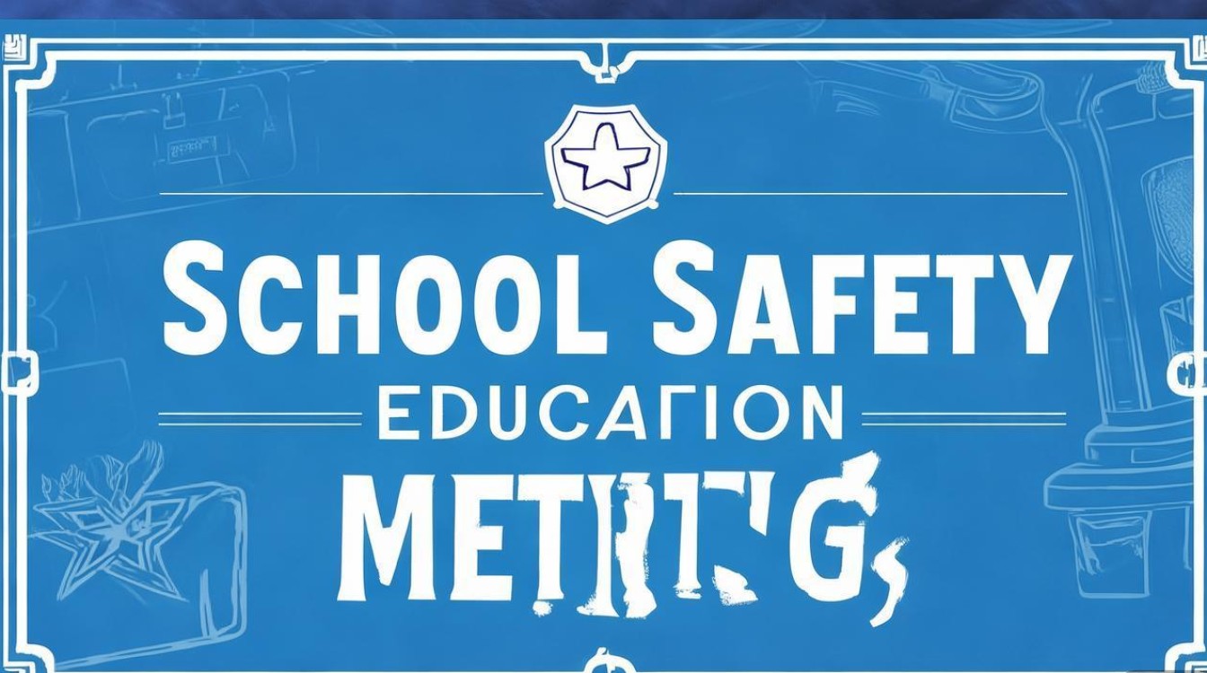 学校安全教育会标