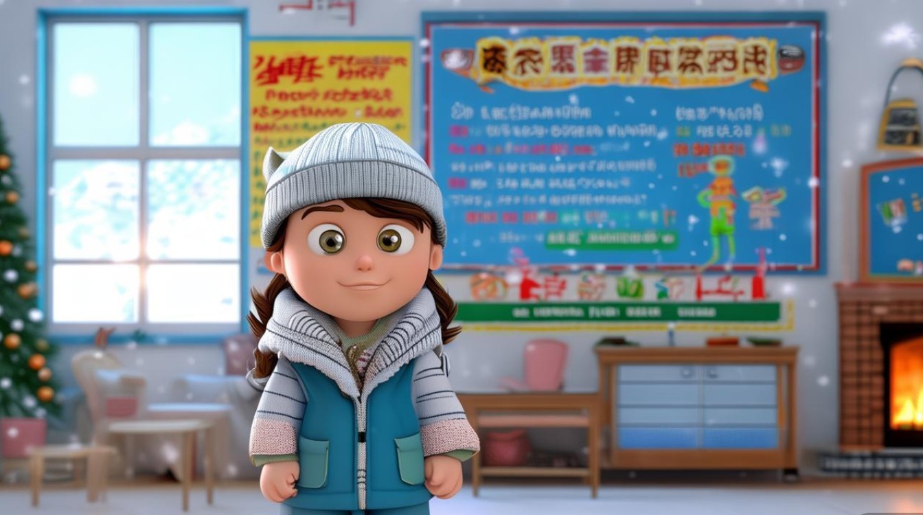 寒假安全教育画报