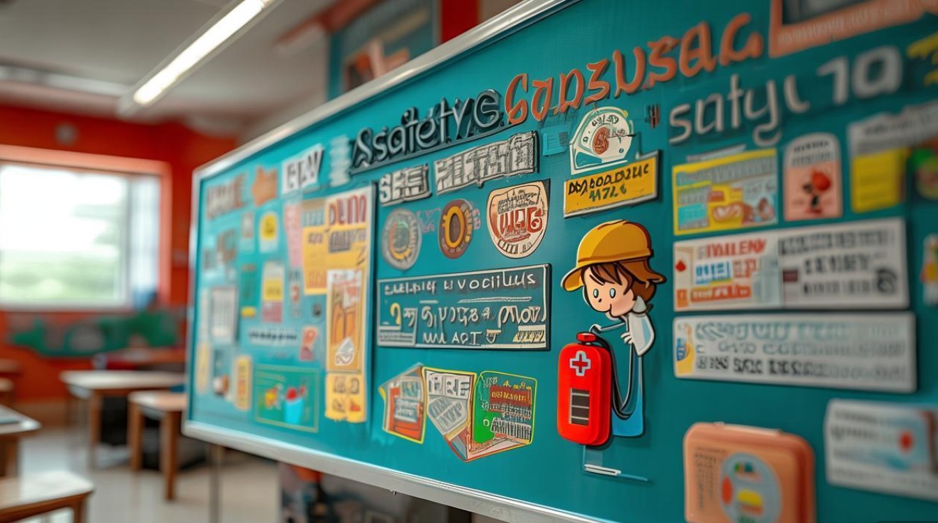 安全教育素描板报