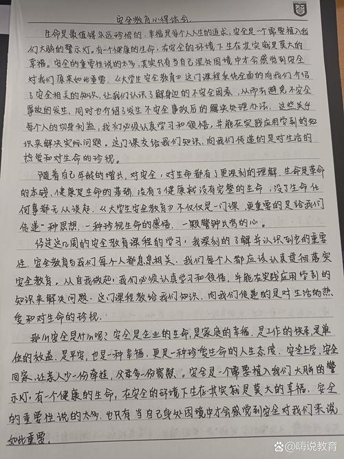 离校安全教育感想