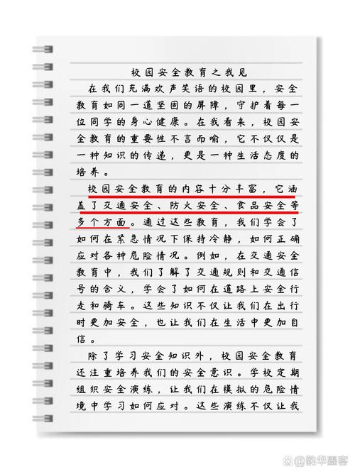 安全教育征文900