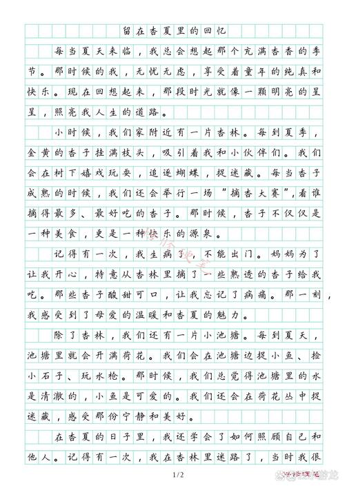 类似范文的作文