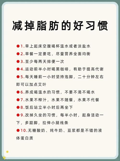 减肥养生生活小常识大全