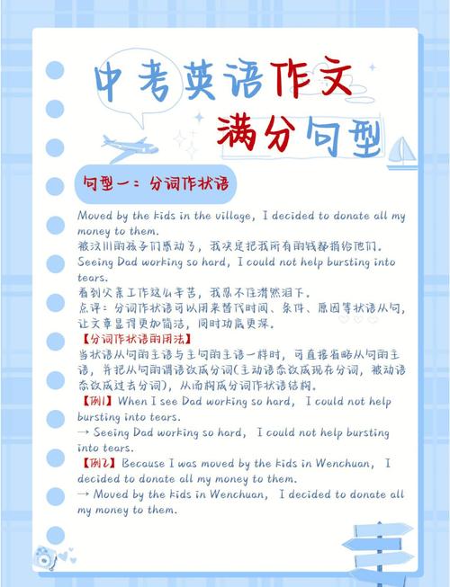 英文作文通用句