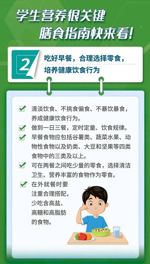 中学生饮食小常识