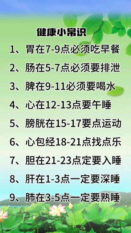 小学生健康小常识生活