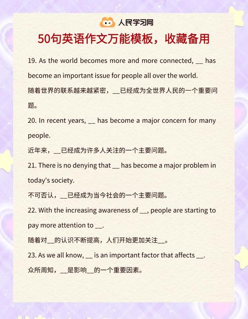 英语话题口语万能模板，英语话题口语万能模板图片