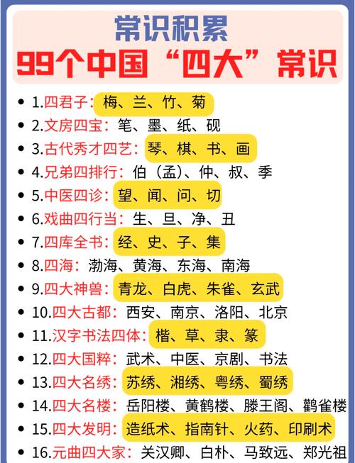 中华国学生活小常识