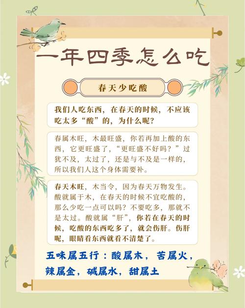 四季饮食养生小常识