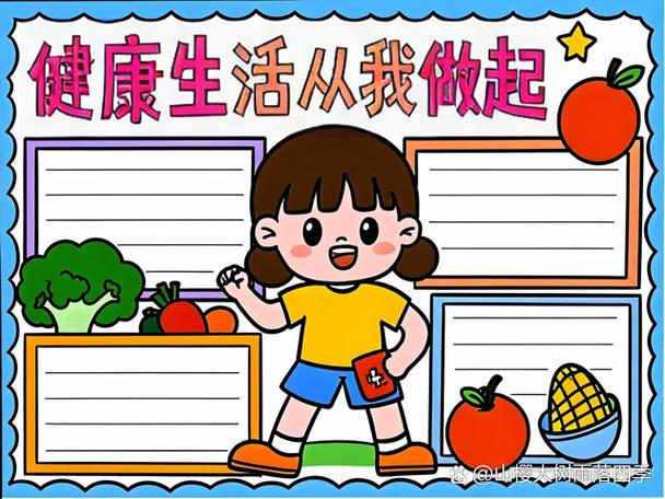 儿童健康常识手抄报图片
