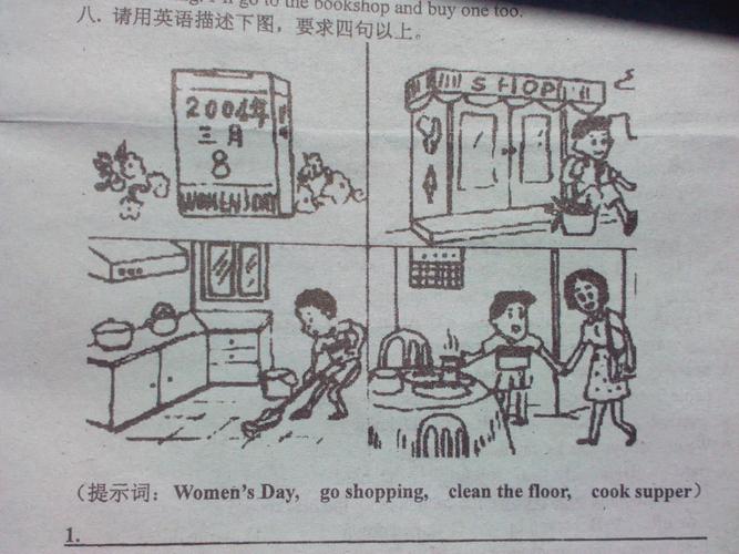 看图写英语作文模板，看图写英语作文模板怎么写