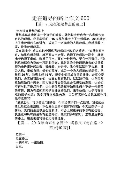 路and高中作文，路 作文高中