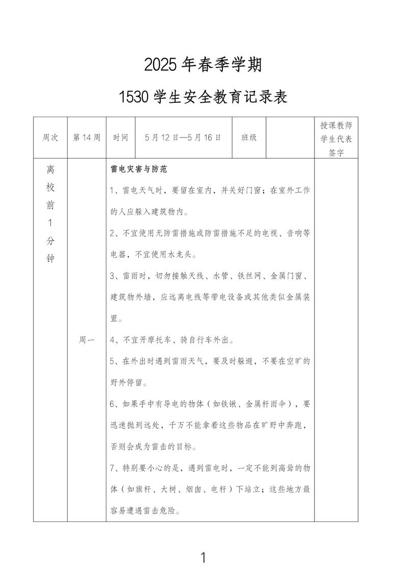 安全教育影片记录