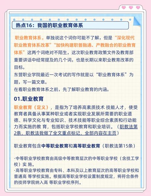 对民办职业教育的政策