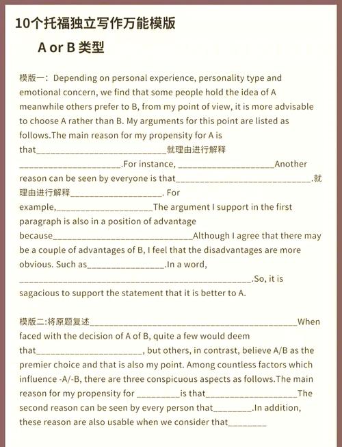 托福og作文格式，托福作文格式要求