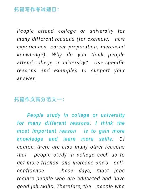 托福大作文开头