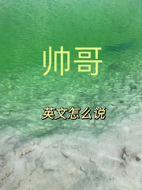帅哥口语用英语怎么说