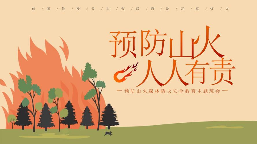 火灾班会安全教育