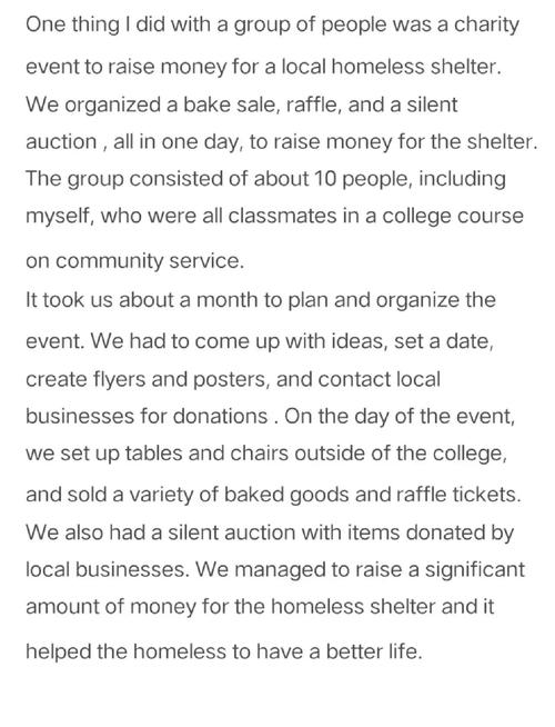 乡下的经历 雅思口语