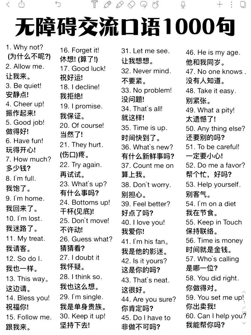 小学一二年级英语口语