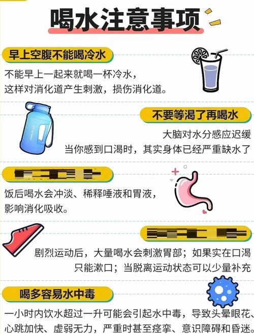 喝水的安全教育