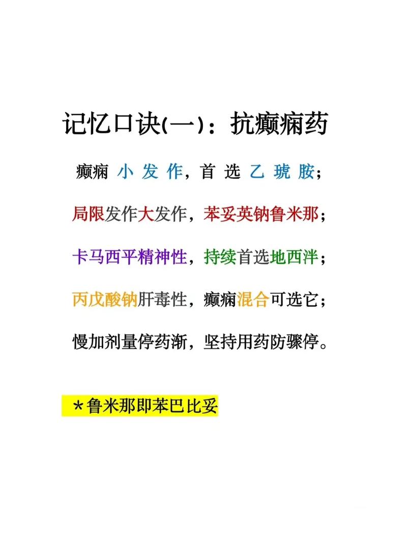 癫痫患者的用药小常识
