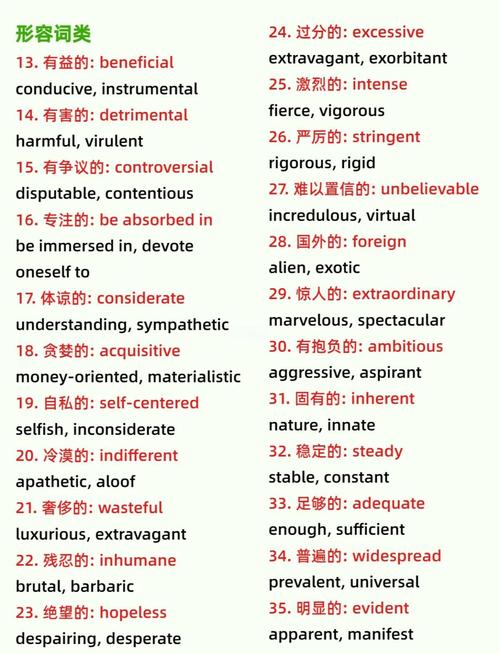 雅思作文词汇词组