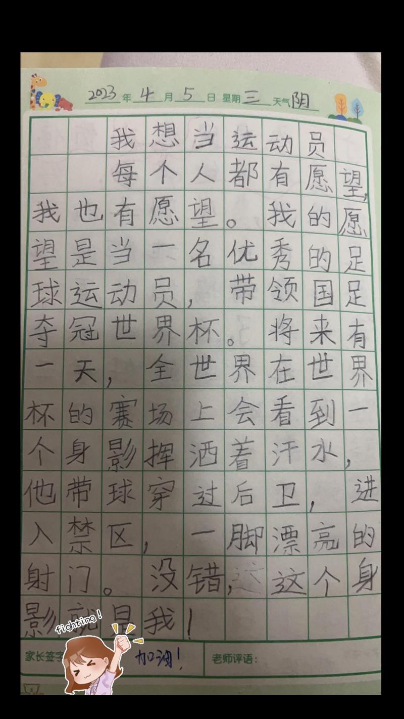 体育明星作文范文