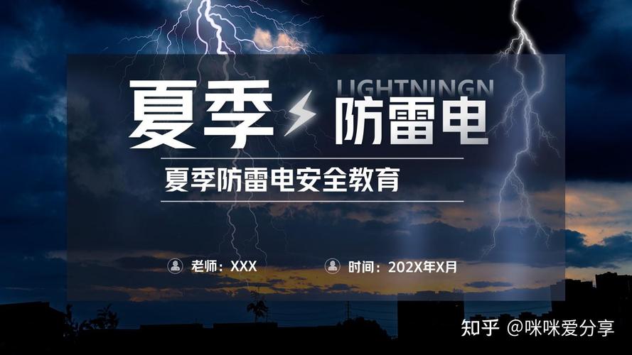 防雷班会安全教育