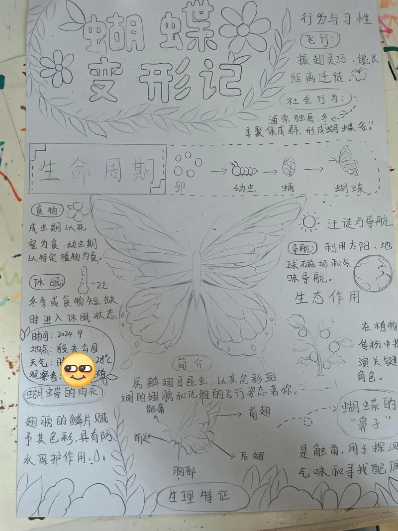 蝴蝶生命周期作文