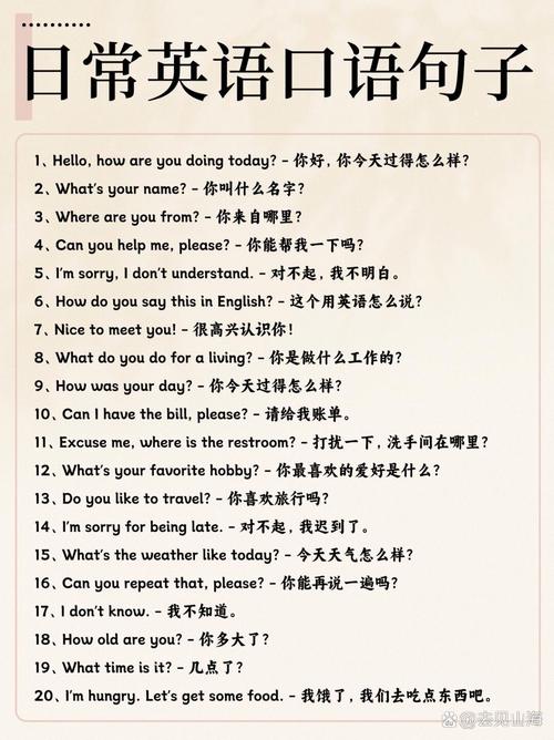 在线学习英语日常口语